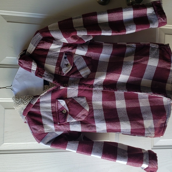 Lucky brand boys flannel jacket size Large - Picture 1 of 4